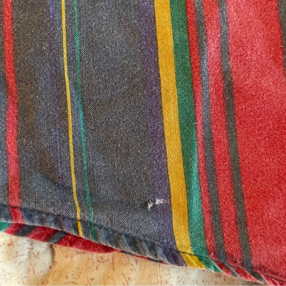 VTG Colorful Striped Button-Up Shirt - Size Large - Picture 7 of 7